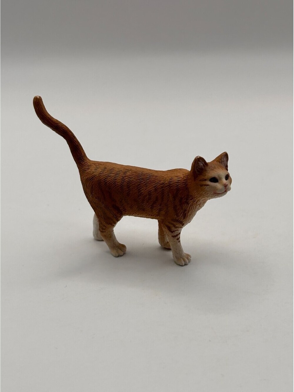 Schleich 13836 Orange Tabby Cat Figurine Farm World 2015 PVC